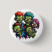 Zombie Apokalypse Button (Vorderseite)