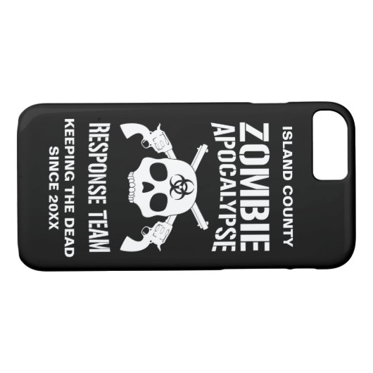 Zombie-Apokalypse Case-Mate iPhone Hülle (Rückseite (Horizontal))