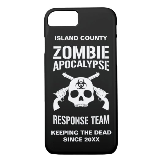 Zombie-Apokalypse Case-Mate iPhone Hülle (Rückseite)