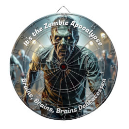 Zombie Apokalypse Creepy Funny Dartscheibe