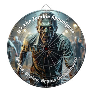 Zombie Apokalypse Creepy Funny Dartscheibe