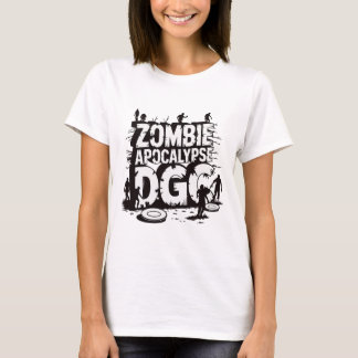 Zombie-Apokalypse Dgc Lustige Disc-Golf-Zombie-Lie T-Shirt