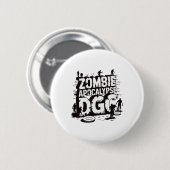 Zombie-Apokalypse-Dgc Lustige Scheibengolf-Zombie- Button (Vorne & Hinten)