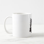 Zombie-Apokalypse-Dgc Lustiger Disc-Golf-Zombie-Li Kaffeetasse (Links)