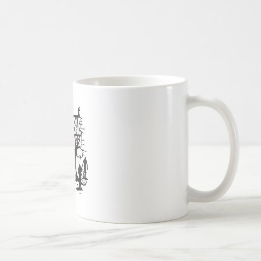 Zombie-Apokalypse-Dgc Lustiger Disc-Golf-Zombie-Li Kaffeetasse (Rechts)