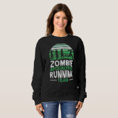 Zombie-Apokalypse, die Halloween-Trick im Team läu Sweatshirt (Vorne ganz)
