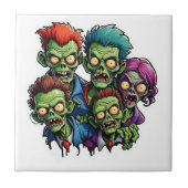 Zombie Apokalypse Fliese (Vorderseite)