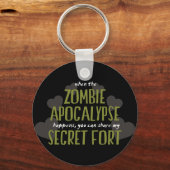 Zombie Apokalypse Fort Schlüsselanhänger (Vorderseite)