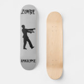ZOMBIE APOKALYPSE FUNNY Skateboard Deck (Vorderseite)
