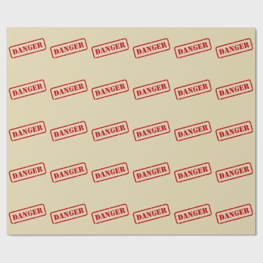 Zombie Apokalypse Geburtstag | Halloween-Biogefähr Geschenkpapier (Flach)