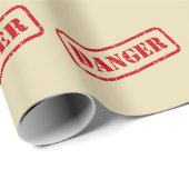 Zombie Apokalypse Geburtstag | Halloween-Biogefähr Geschenkpapier (Rolleneckpunkt)