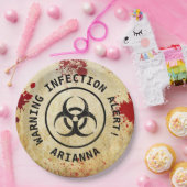 Zombie Apokalypse Geburtstag | Halloween-Biogefähr Pappteller (Party)