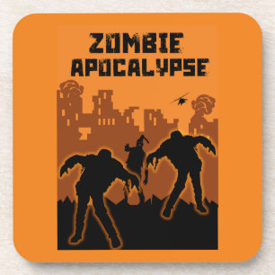 Zombie Apokalypse Geschenke Getränkeuntersetzer
