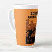Zombie Apokalypse Geschenke Milchtasse (Linke Ecke)