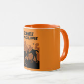 Zombie Apokalypse Geschenke Tasse (VorderseiteRechts)