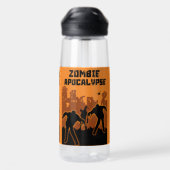Zombie Apokalypse Geschenke Trinkflasche (Rückseite)