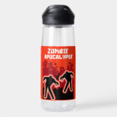 Zombie Apokalypse Geschenke Trinkflasche (Rückseite)