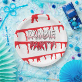 Zombie Apokalypse Halloween-Party Pappteller (Party)