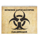 Zombie-Apokalypse-Kalender Kalender (Titelbild)