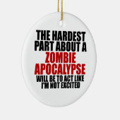 Zombie-Apokalypse Keramikornament (Rechts)