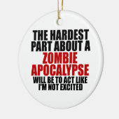 Zombie-Apokalypse Keramikornament (Links)