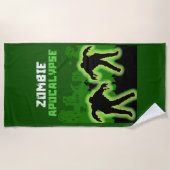 Zombie Apokalypse Kids Strandtuch (Vorderseite)