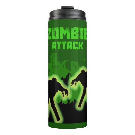 Zombie Apokalypse Kids Thermosbecher (Vorderseite)