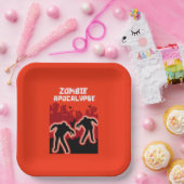 Zombie Apokalypse Kinder Shirt Pappteller (Party)