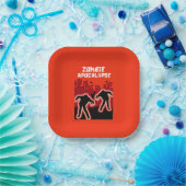 Zombie Apokalypse Kinder Shirt Pappteller (Party)