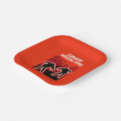 Zombie Apokalypse Kinder Shirt Pappteller (Gewinkelt)