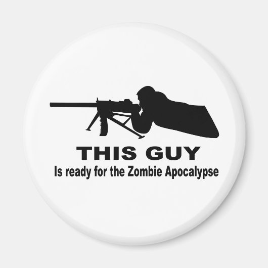Zombie Apokalypse Magnet (Vorne)