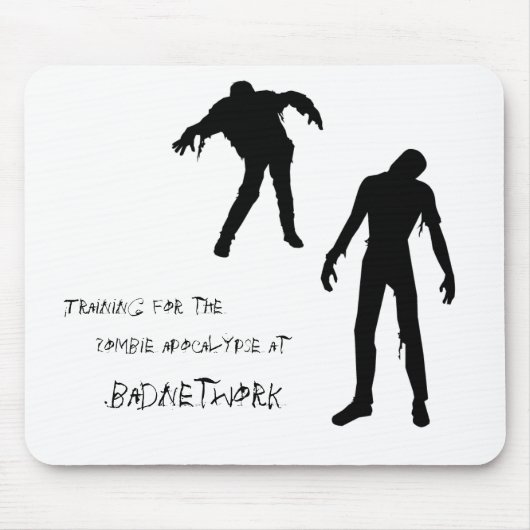 Zombie-Apokalypse-Mausunterlage Mousepad (Vorne)