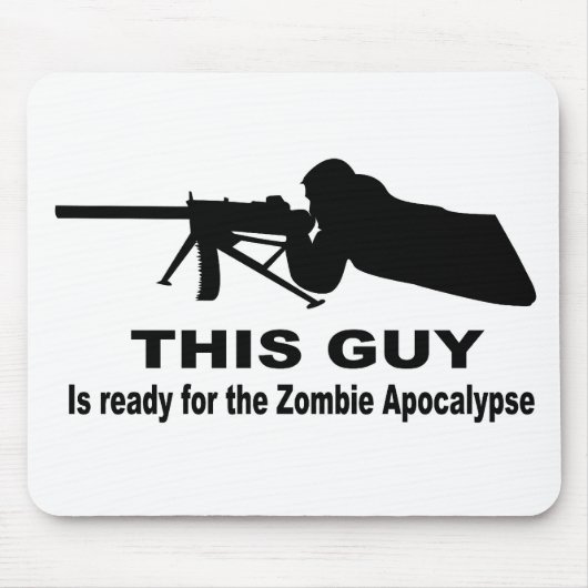 Zombie-Apokalypse Mousepad (Vorne)