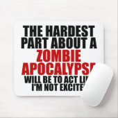 Zombie-Apokalypse Mousepad (Mit Mouse)