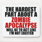 Zombie-Apokalypse Mousepad (Vorne)