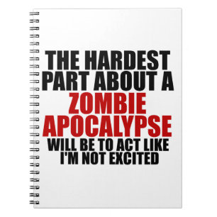 Zombie-Apokalypse Notizblock