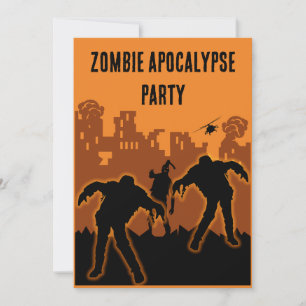 Zombie Apokalypse Party Einladung