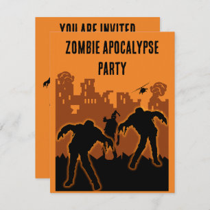 Zombie Apokalypse Party Einladung
