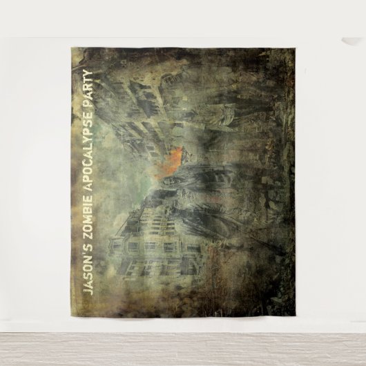 Zombie Apokalypse Party Foto Hintergrund Wall Prop Wandteppich (Vorderseite)