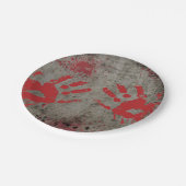 Zombie Apokalypse Party Paper Teller (Schrägansicht)