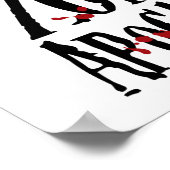 Zombie Apokalypse Poster (Ecke)