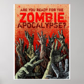 Zombie Apokalypse Poster (Vorne)