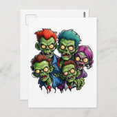 Zombie Apokalypse Postkarte (Vorne/Hinten)