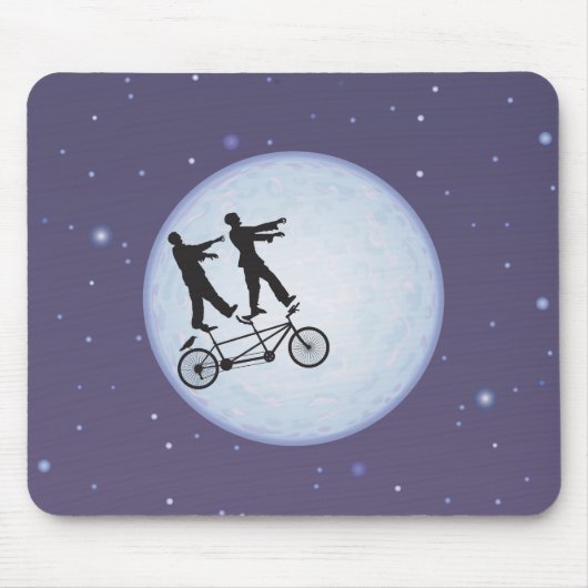 Zombie-Apokalypse-Radfahrer in der Liebe Mousepad (Vorne)