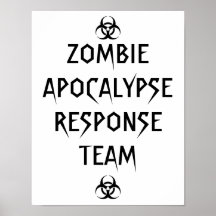 Zombie Apokalypse Response Team Poster