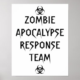 Zombie Apokalypse Response Team Poster