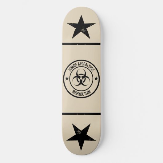 Zombie Apokalypse Response Team Skateboard (Vorderseite)
