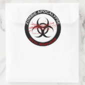 Zombie Apokalypse Response Team Stickers (Tasche)