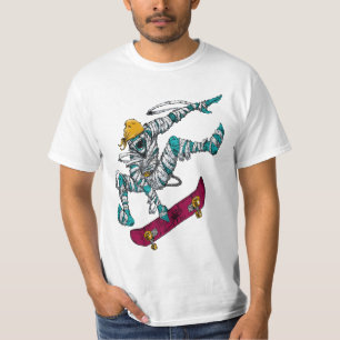 Zombie Apokalypse Skateboarder Männer T - Shirt