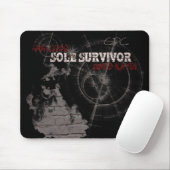 Zombie Apokalypse Sole Survivor Mouse Pad Mousepad (Mit Mouse)